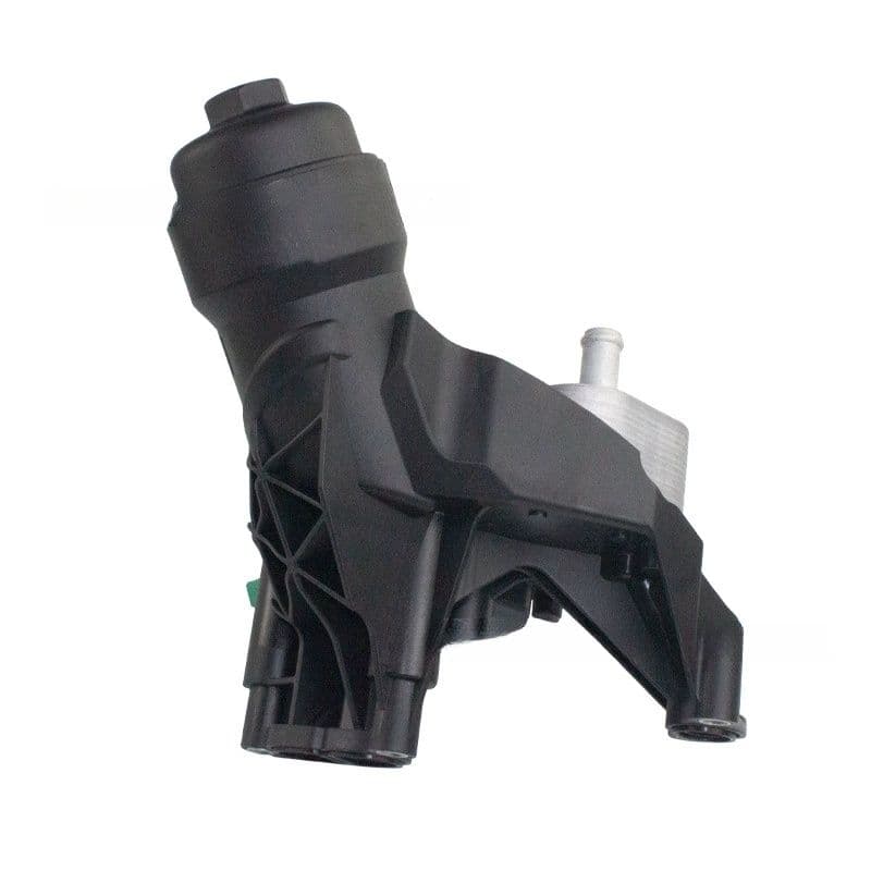 Oil filter housing assembly 03N115389J cooler side view