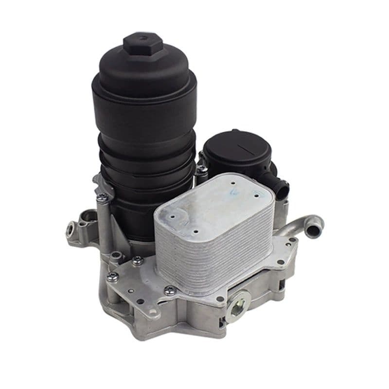 ชุดเรือนกรองน้ามันเครื่องพร้อมฝาพลาสติกและฐานอะลูมิเนียม 059115389K / 059115389P สาหรับ Audi Volkswagen 3.0 TDI