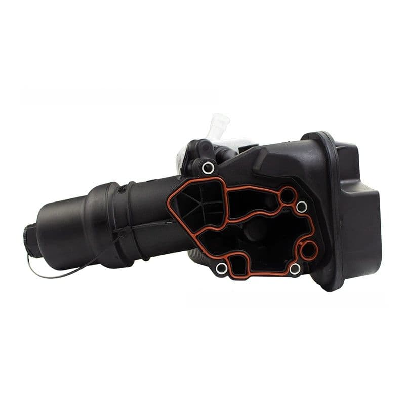 Pemasangan Perumah Penapis Minyak dengan Penyejuk Minyak Plastik 06F115397J untuk Audi Volkswagen