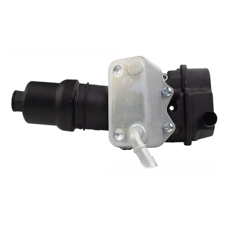 Pemasangan Perumah Penapis Minyak dengan Penyejuk Minyak Plastik 06F115397J untuk Audi Volkswagen