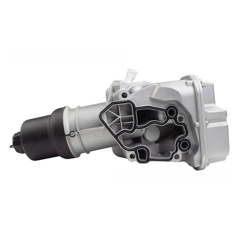 Oil Filter Housing Assembly with Oil Cooler 06F115397J for Audi VW Seat Skoda 2