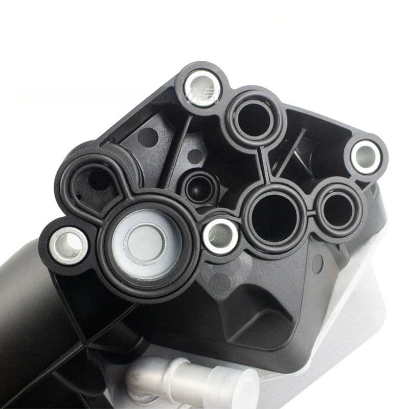 Plastic housing oil filter housing assembly mounting face detail 07K115397D 07K115397A