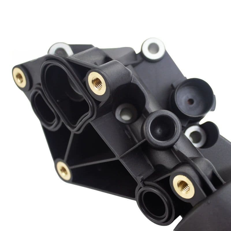 Oil filter housing assembly 07K115397E gasket side view