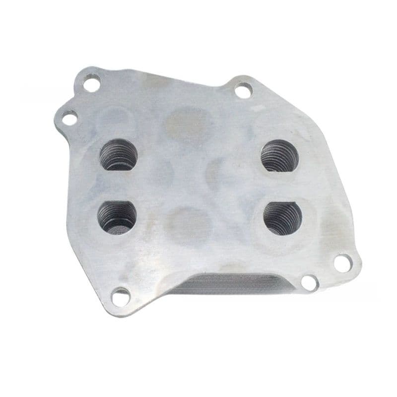 Engine oil cooler front view