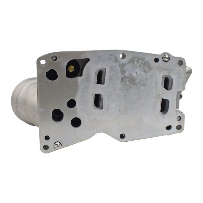 Improved Aluminum Side view of BMW oil filter housing assembly 11428507697