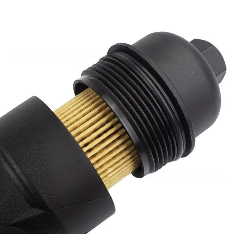 Plastic oil filter housing body 11428507697 filter cap view