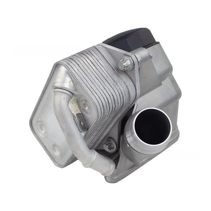 Oil filter housing assembly 11428642289 angled view