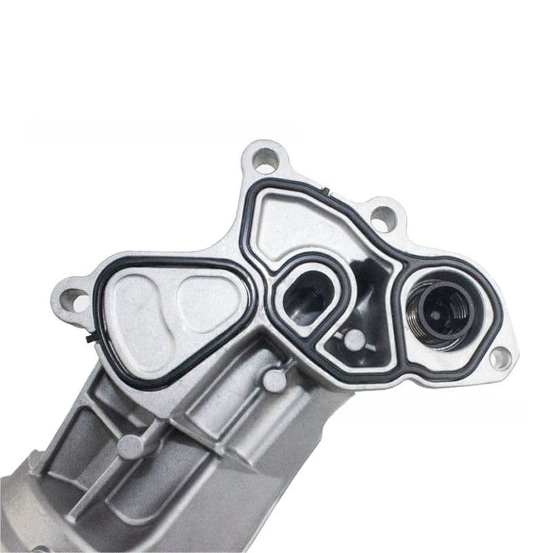 Oil filter housing assembly 11428643762 cooler side view