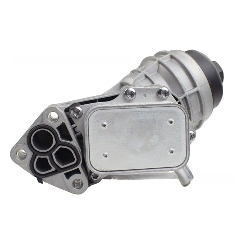 Mounting base view of Mercedes-Benz oil filter housing assembly 2701800810