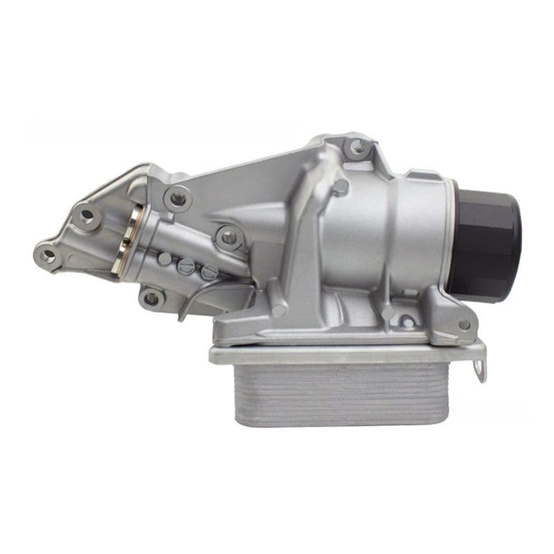 2721800410 oil filter housing assembly with oil cooler front view