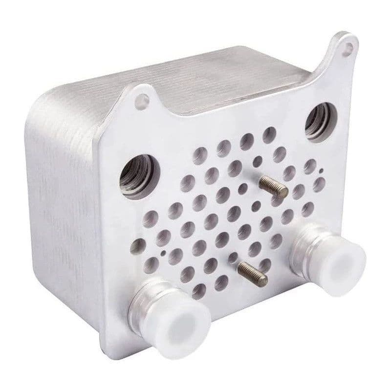 Engine oil cooler 3C3Z6A642CA detail view