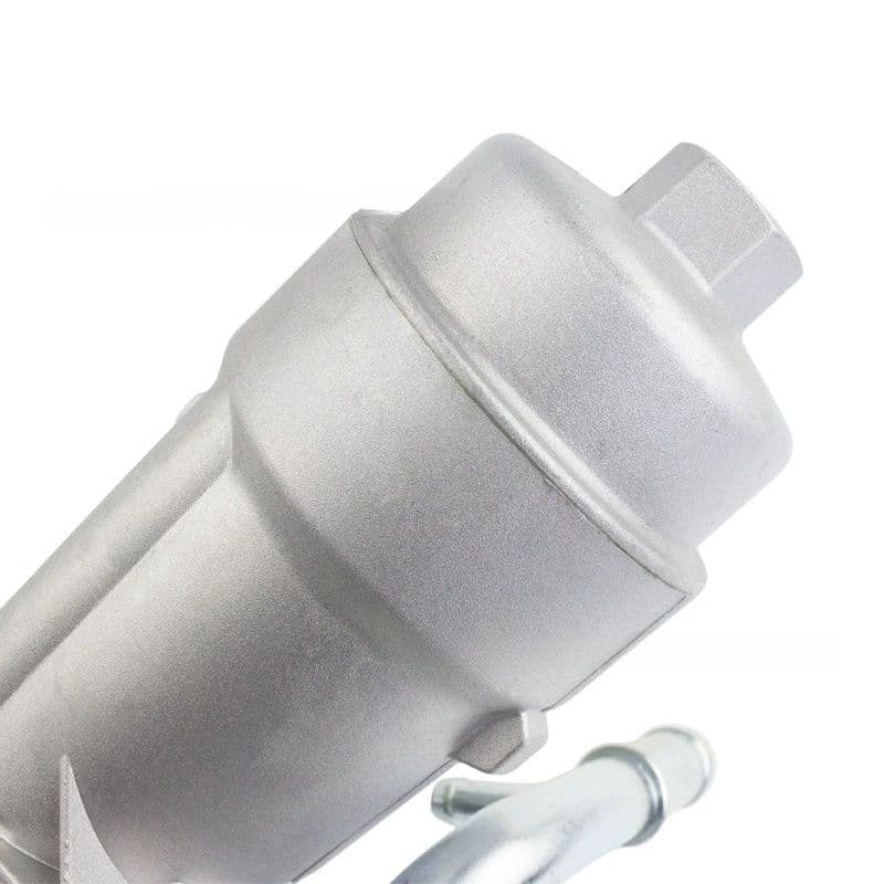 Full Aluminum Oil filter housing assembly 55566784 angled view