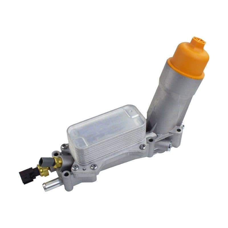 Penyejuk minyak aluminium Perumah penapis minyak 68105583AF pandangan belakang