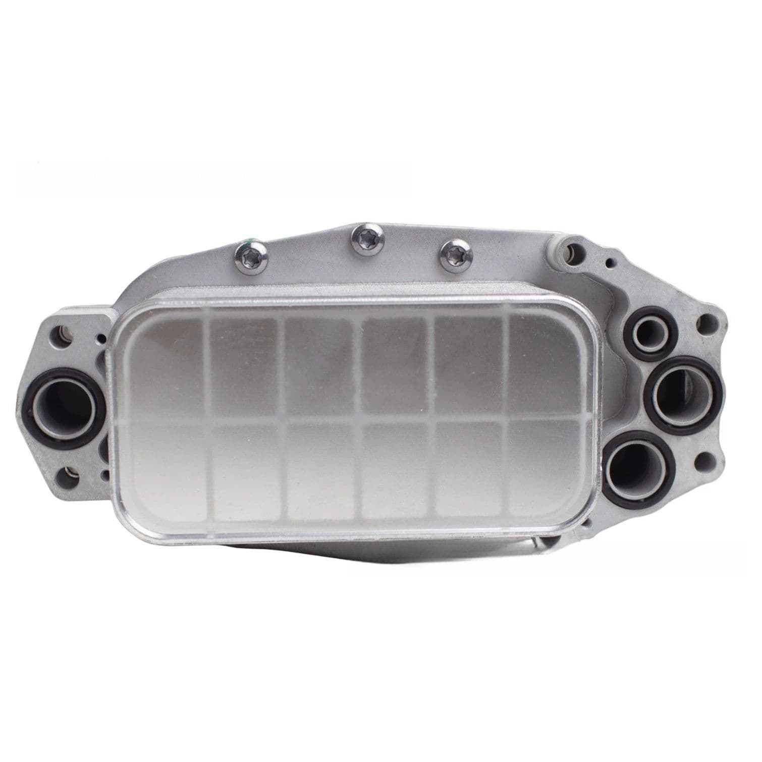 LR061969 oil filter housing assembly angled view